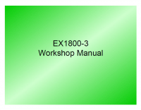 repair manual Hitachi EX1800-3 Excavator Workshop Manual W144E00 PDF