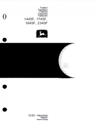 repair manual John Deere 1445F, 1745F, 1845F, 2345F Tractors TM4481 Technical Manual PDF