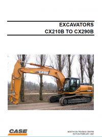 repair manual Case CX210B to CX290B Excavators PDF Manual