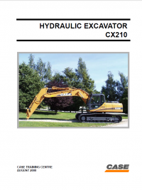 repair manual Case CX210 Hydraulic Excavator PDF Manual