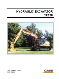 repair manual Case CX130 Hydraulic Excavator PDF Manual