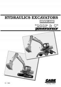repair manual Case 988P, 988C Powersensor Hydraulics Excavators PDF Manual