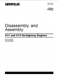 repair manual Caterpillar C11, C13 On-Highway Engines Disassembly and Assembly Manual PDF