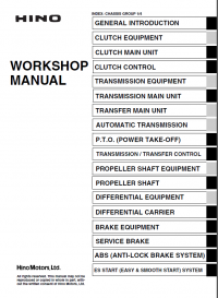 repair manual Hino FC4J Series Engine Workshop Manual PDF