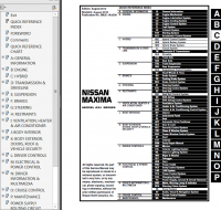 repair manual Nissan Maxima Model A35 Series 2013 Service Manual PDF