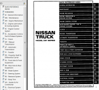 repair manual Nissan Truck Model D21 Series 1997 Service Manual PDF