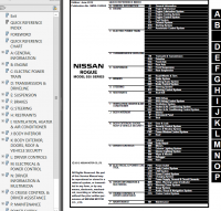 repair manual Nissan Rogue Model S35 Series 2013 Service Manual PDF