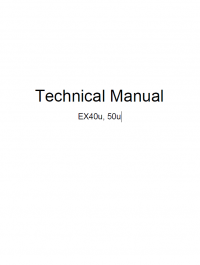 repair manual Hitachi EX40u, EX50u Excavator Technical & Workshop Manuals PDF