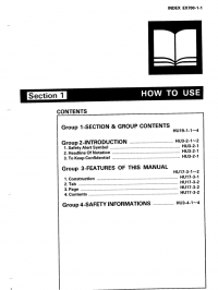 repair manual Hitachi EX700 Excavators Service Manual PDF