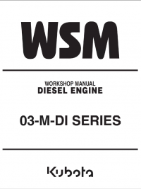 repair manual Kubota 03-M-DI Series Diesel Engine Workshop Manual PDF 9Y011-02153