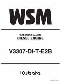 repair manual Kubota V3307-DI-T-E2B Diesel Engine Workshop Manual PDF 9Y111-03160