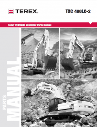 spare parts catalog Terex TXC 480LC-2 Heavy Hydraulic Excavator Parts Manual PDF