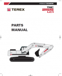 spare parts catalog Terex TXC 255LC-1 Hydraulic Excavator Parts Manual PDF