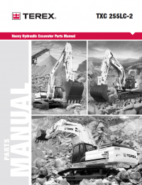 spare parts catalog Terex TXC 255LC-2 Heavy Hydraulic Excavator Parts Manual PDF