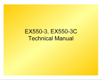 repair manual Hitachi EX550-3, EX550-3C Excavators Technical Manual PDF