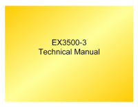 repair manual Hitachi EX3500-3 Excavator Technical Manual PDF