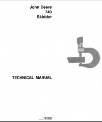 repair manual John Deere 740 Skidder TM1059 Technical Manual PDF