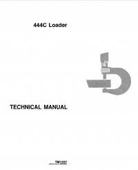 repair manual John Deere 444C Loader TM1227 Technical Manual PDF