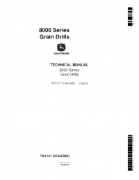 repair manual John Deere 8000 Series Grain Drills TM1131 Technical Manual PDF
