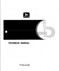 repair manual John Deere 890A Excavator TM1263 Technical Manual PDF