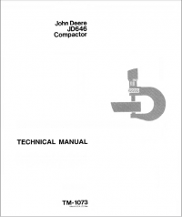 repair manual John Deere JD646 Compactor TM1073 Technical Manual PDF