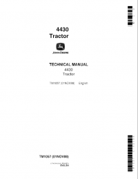 repair manual John Deere 4430 Tractor TM1057 Technical Service Manual PDF