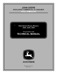 repair manual John Deere JS20 JS30 JS40 Walk-Behind Rotary Mowers TM1335 Technical Manual PDF