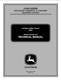 repair manual John Deere 2305 Compact Utility Tractor TM2289 Technical Manual PDF