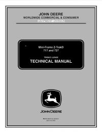 repair manual John Deere 717, 727 Mini-Frame Z-Trak TM2043 Technical Manual PDF