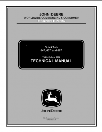 repair manual John Deere 647, 657, 667 Quik-Trak TM2042 Technical Manual PDF