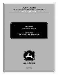repair manual John Deere ProGator 2030 Utility Vehicle TM1944 Technical Manual PDF