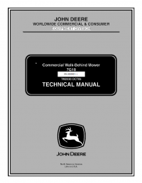 repair manual John Deere Commercial Walk-Behind Mower 7G18 TM2220 Technical Manual PDF