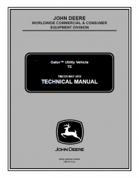 repair manual John Deere Gator Utility Vehicle TE TM2339 Technical Manual PDF