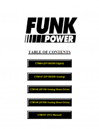 repair manual Funk Power DF Series 150 & 250 Transmission Set of PDF Manuals
