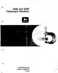 repair manual John Deere 4400 & 4500 Telescopic Handlers TM4541 Technical Manual PDF