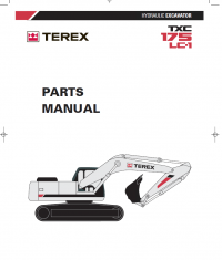 spare parts catalog Terex TXS 175LC-1 Hydraulic Excavator Parts Manual PDF Download