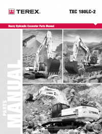 spare parts catalog Terex TXС 180LC-2 Heavy Hydraulic Excavator Parts Manual PDF