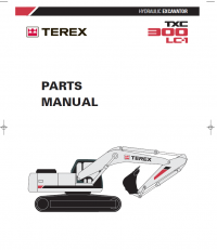 spare parts catalog Terex TXС 300LC-1 Hydraulic Excavator Parts Manual PDF