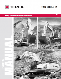 spare parts catalog Terex TXС 300LC-2 Heavy Hydraulic Excavator Parts Manual PDF