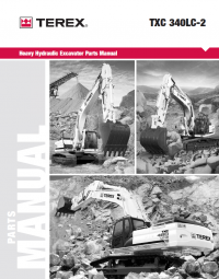 spare parts catalog Terex TXС 340LC-2 Heavy Hydraulic Excavator Parts Manual PDF