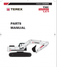 spare parts catalog Terex TXС 225LC-1 Hydraulic Excavator Parts Manual PDF
