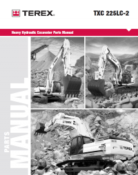 spare parts catalog Terex TXС 225LC-2 Hydraulic Excavator Parts Manual PDF