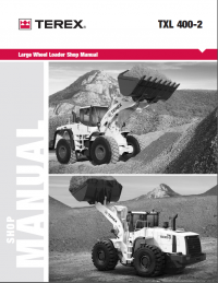 repair manual Terex TXL 400-2 Large Wheel Loader Shop Manual PDF