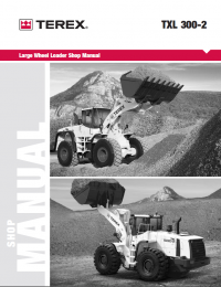 repair manual Terex TXL 300-2 Large Wheel Loader Shop Manual PDF