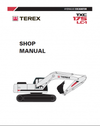 repair manual Terex TXC 175LC-1 Hydraulic Excavator Shop Manual PDF