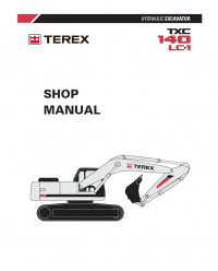 repair manual Terex TXC 140LC-1 Hydraulic Excavator Shop Manual PDF