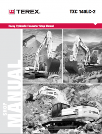 repair manual Terex TXC 140LC-2 Heavy Hydraulic Excavator Shop Manual PDF