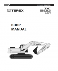 repair manual Terex TXC 300LC-1 Hydraulic Excavator Shop Manual PDF