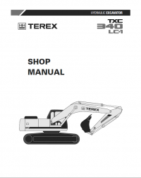 repair manual Terex TXC 340LC-1 Hydraulic Excavator Shop Manual PDF