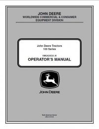 repair manual John Deere Tractors 100 Series OMGX23532 J0 Operator’s Manual PDF